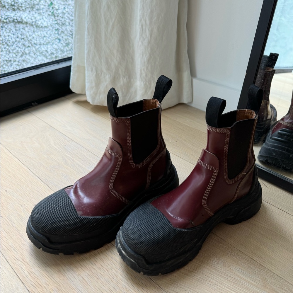 Margiela Boots Red Boots